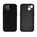 Capinha Celular iPhone 13 Silicone Aveludado com Proteção Câmera