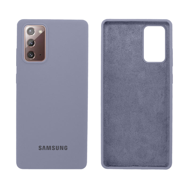 Capinha Celular Galaxy Note 20 Silicone Cover Aveludado