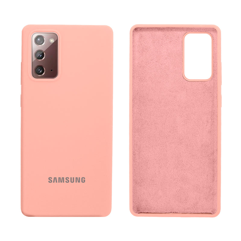 Capinha Celular Galaxy Note 20 Silicone Cover Aveludado
