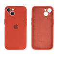 Capinha Celular iPhone 13 Silicone Aveludado com Proteção Câmera