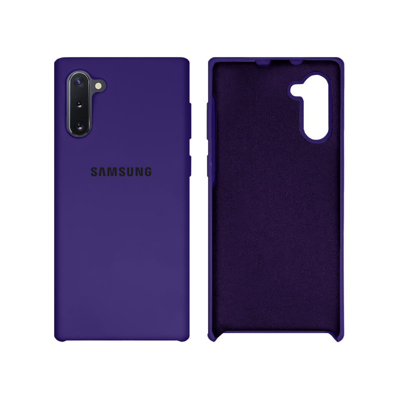 Capinha Celular Galaxy Note 10 Silicone Cover Aveludado